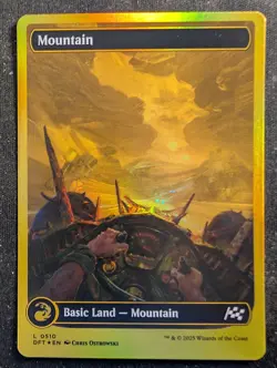 Mountain (0510) - First-Place Foil - Aetherdrift (Magic/MTG) - Image 1