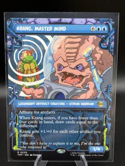 Krang, Master Mind (Showcase) 0230 - TMT Ninja Turtles MTG - NM Regular - Image 1