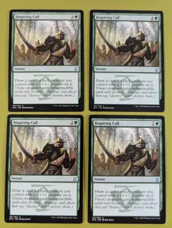 Inspiring Call x4 Dragons of Tarkir 4x Playset Magic the Gathering MTG - Image 1