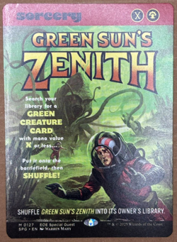 Green Sun's Zenith (Showcase) Special Guests Regular SPG 0127 - Image 1