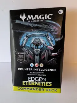 Edge of Eternities Commander Deck - Counter Intelligence MTG Brand New Sealed - Image 1