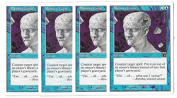 TCG MtG 274 Magic Hauptset 6. Edition Memory Lapse Playset (4) - Image 1