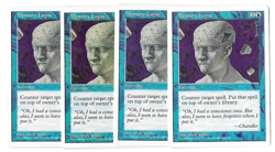 TCG MtG 276 Magic Hauptset 5. Edition Memory Lapse Playset (4) - Image 1