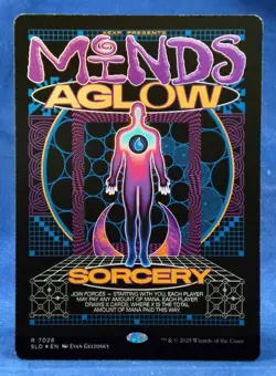 Minds Aglow - MTG - Rainbow Foil x KEXP You Are Not Alone SLD - Excellent NM - Image 1