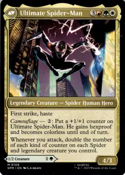 Miles Morales 108 Mythic Marvel's Spider-Man Magic: The Gathering Near Mint - Image 2