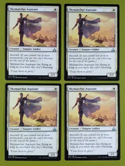 Skymarcher Aspirant x4 Rivals of Ixalan 4x Playset Magic the Gathering MTG - Image 1
