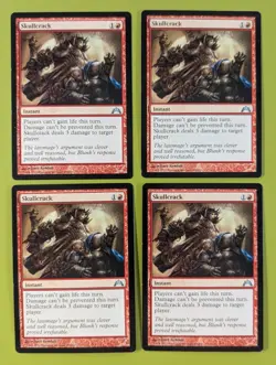 Skullcrack x4 Gatecrash 4x Playset Magic the Gathering MTG - Image 1
