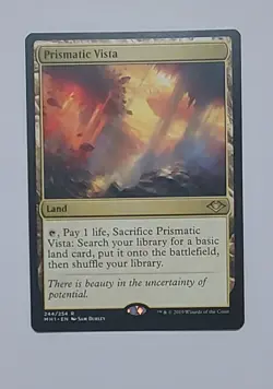 MTG Prismatic Vista - Modern Horizons 2019 RARE 244/ 254 English NOT FOIL-NM - Image 1
