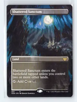 MTG - Shattered Sanctum - Innistrad: Crimson Vow Borderless 282 Rare Non Foil - Image 1