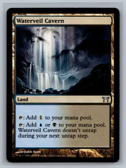 Magic MTG Champions of Kamigawa Waterveil Cavern #286/306 TCG CCG - Image 1