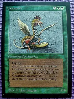 MtG COCKATRICE Collector's Edition C.E. Ships WORLDWIDE NM Magic Old School - Image 1