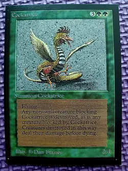 MtG COCKATRICE Collector's Edition C.E. Ships WORLDWIDE NM Magic Old School - Image 3