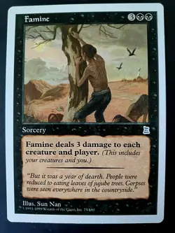 MtG buy_it_now FAMINE 75/180 Portal Three Kingdoms P3K Ships WORLDWIDE NM - Image 2