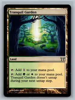Magic MTG Champions of Kamigawa Tranquil Garden #284/306 TCG CCG - Image 1