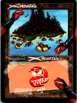Mountain 2026 Magic The Gathering Secret Lair Drop Deadpool Non Foil - Image 1