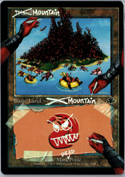 Mountain 2026 Magic The Gathering Secret Lair Drop Deadpool Foil - Image 2