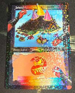 Mountain 2026 Magic The Gathering Secret Lair Drop Deadpool Pool Party Foil - Image 1