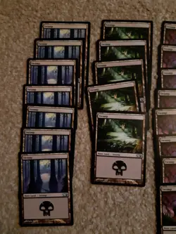 MTG 24 Swamp - basic land cards - Core 2011 - Image 1