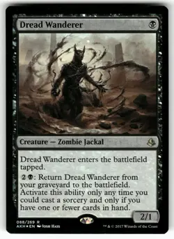 Dread Wanderer 88 Rare Amonkhet Magic: The Gathering Foil Near Mint - Image 1