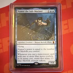 Namor the Sub-Mariner MSH 0069 Magic: The Gathering Mythic - NM & SHIPS FREE! - Image 1
