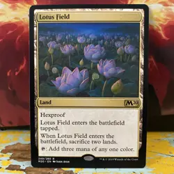 MTG Lotus Field Core Set 2020 Regular X1 NM - Image 1