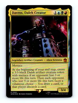 #1 2023 Doctor Who * Davros, Dalek Creator Mythic FOIL - Image 1