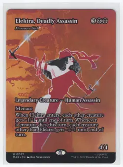 #67 2026 Marvel Super Heroes Elektra, Deadly Assassin Mythic - Image 1