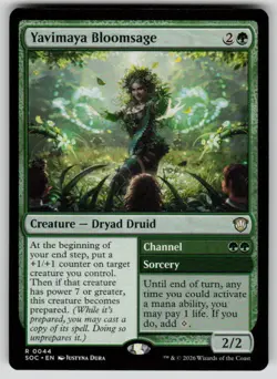 Yavimaya Bloomsage Rare Commander: Secrets of Strixhaven 44 MTG Near Mint 2026 - Image 1