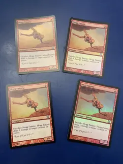 MTG- 4 Copies, A Playset,Of Mogg Fanatic - FOIL - 10th Tenth Edition - Near Mint - Image 1