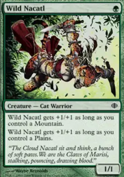 Wild Nacatl - Light Play MTG Shards of Alara - Image 1
