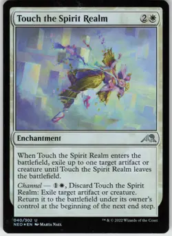 Foil Touch the Spirit Realm 40 Kamigawa: Neon Dynasty U - Image 1