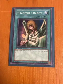 Graceful Charity SDP-040 Starter Deck: Pegasus Yu-Gi-Oh 1st Edition MP - Image 1