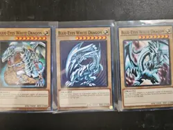 Yugioh Blue-Eyes White Dragon x3 Set LDK2-ENK01! - Image 1