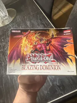 🔥 Yu-Gi-Oh🔥 Trading Card Game Blazing Dominion Damaged Box (4 Packs 1 Token - Image 1