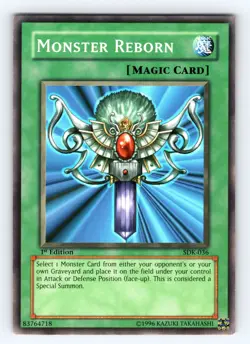 Yugioh Monster Reborn SDK-036 1st Edition Common - NM 💎 - Image 1