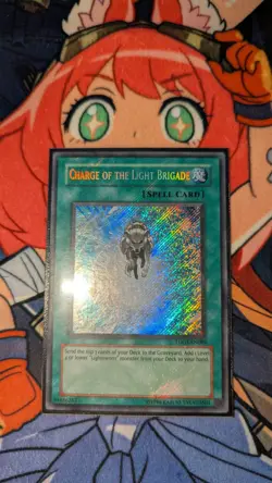YuGiOh! | Charge of the Light Brigade | Secret Rare TDGS-EN089 MP (Clean Front) - Image 1
