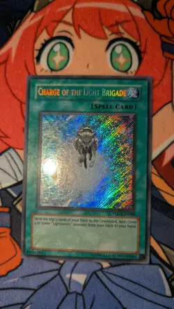YuGiOh! | Charge of the Light Brigade | Secret Rare TDGS-EN089 MP (Clean Front) - Image 3