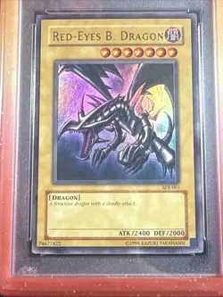 Red-Eyes Black Dragon SDJ-001 Unlimited PSA Gem Mint 10. - Image 2