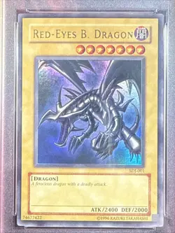 Red-Eyes Black Dragon SDJ-001 Unlimited PSA Gem Mint 10. - Image 3