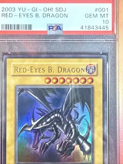 Red-Eyes Black Dragon SDJ-001 Unlimited PSA Gem Mint 10. - Image 5