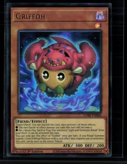 Yu-Gi-Oh! Griffoh Chaos Origins Ultra Rare • CORI-EN004 1st Edition - Image 1