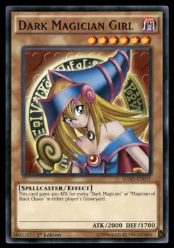Dark Magician Girl SDMY-EN011 1st Edition Structure Deck: Yugi Muto Yu-Gi-Oh - Image 1