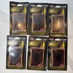 Yu-Gi-Oh TCG 6 Packs of 25 Cards + 1 Foil Card & 1 Rare Card Factory Sealed - Image 1