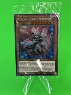Yu-Gi-Oh Dogmatika Fleurdelis, The Knighted Starlight Rare CH01-EN015 New Sealed - Image 1