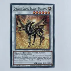 Golden Cloud Beast - Malong CYAC-EN082 YuGiOh Single - Image 1