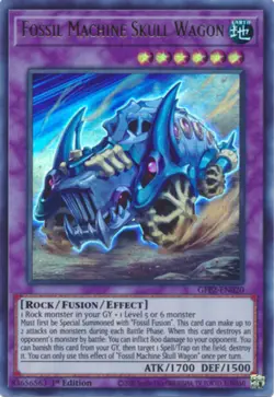 Fossil Machine Skull Wagon - GFP2-EN020 - Ultra Rare - 1st Edition - Lightly Pla - Image 1