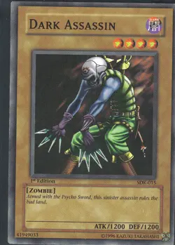 Dark Assassin SDK-015 Starter Deck: Kaiba Yu-Gi-Oh 1st Edition LP - Image 1