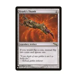 WOTC MtG The List Krark's Thumb (R) NM - Image 1