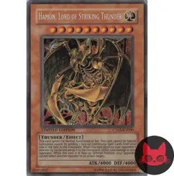 Yugioh Hamon, Lord of Striking Thunder CT03-EN006 Secret Rare Limited MP - Image 1