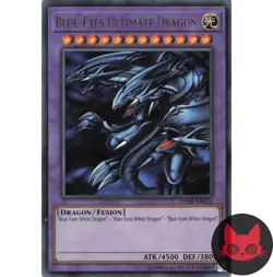 Yugioh Blue-Eyes Ultimate Dragon DPKB-EN026 Ultra Rare MP - Image 1